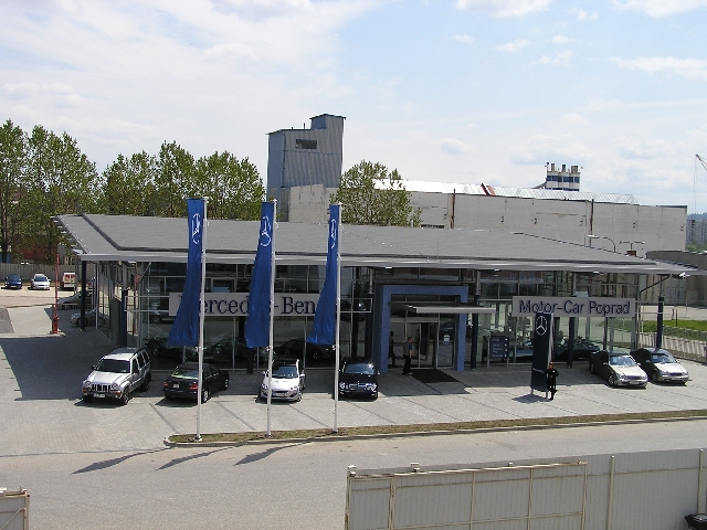 Autosalón Mercedes Poprad - prístavba